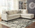 Abinger Natural LAF Sofa & RAF Corner Chaise Sectional