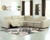 Texline Sand Power Reclining Sectional