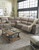 Cavalcade Slate Power Reclining Sectional