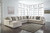 Ardsley Pewter LAF Corner Chaise, Armless Loveseat, Armless Chair, Wedge & RAF Sofa Sectional