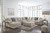 Ardsley Pewter LAF Corner Chaise, Armless Loveseat, Armless Chair, Wedge, RAF Sofa Sectional & Accent Ottoman
