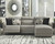 Colleyville Stone Left Arm Facing Zero Wall Power Recliner, Armless Chair, Right Arm Facing Press Back Power Chaise Sectional