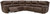 Dunleith Chocolate Left Arm Facing Zero Wall Power Recliner, Armless Chair, Wedge, Armless Chair, Right Arm Facing Zero Wall Power Recliner Sectional