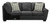 Ambee Slate Left Arm Facing Corner Chaise, Armless Loveseat, Right Arm Facing Sofa Sectional