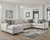 Dellara Chalk Sectional with Chaise