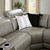 Correze Gray 6-Piece Power Reclining Sectional With Laf Back Chaise