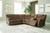 Partymate Brindle 2-Piece Reclining Sectional With Console