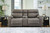 Starbot Fossil Power Reclining Loveseat With Console 3 Pc Sectional