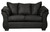 Darcy Black Loveseat