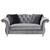 Frostine Loveseat Pearl Silver