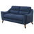 Gano Loveseat Navy Blue