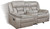 Greer Glider Loveseat With Console Taupe