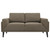 Loveseat Dark Brown