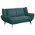 Acton Loveseat Teal Blue