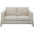 Tilly Upholstered Track Arms Loveseat Oatmeal