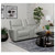 Greenfield Upholstered Power Reclining Loveseat With Console Ivory