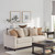 Christine Stationary Sofa Beige