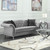 Frostine Sofa Pearl Silver