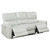 Greenfield Upholstered Power Reclining Sofa Ivory