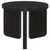 Cordova Round Solid Wood End Table Black