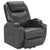 Sanger Upholstered Power Lift Recliner Chair With Massage Charcoal Grey