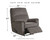 Nerviano Gray Zero Wall Recliner