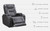 Composer Gray Power Recliner/ADJ Headrest