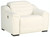 Next-gen Chalk Power Recliner/adj Headrest