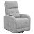 Howie Tufted Upholstered Power Lift Recliner Pearl Silver