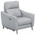 Derek Power Recliner Pearl Silver