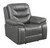 Flamenco Tufted Upholstered Power Recliner Gray