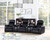 Cyrus - Upholstered Home Theater Storage Wedge Console - Black