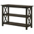 Rachelle - 2-Shelf Wood Entryway Console Table - Deep Merlot
