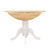Allison - Round Drop Leaf Extension Dining Table - White
