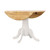 Allison - Round Drop Leaf Extension Dining Table - White