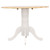 Allison - Round Drop Leaf Extension Dining Table - White