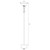 Archie - Frosted Torchiere Floor Lamp - Brushed Steel