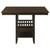 Jaden - Square Counter Height Dining Table - Espresso