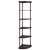 Bonwick - Wood 5-Shelf Corner Bookshelf - Cappuccino