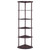 Bonwick - Wood 5-Shelf Corner Bookshelf - Cappuccino