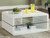 Elana - 1-Shelf Rectangular Coffee Table - White High Gloss
