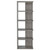 Harrison - 5-Shelf Bookshelf - Weathered Gray