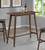 Finnick - Rectangular Pub Height Bar Table - Walnut