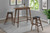 Finnick - Rectangular Pub Height Bar Table - Walnut