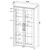 Alejo - 2 Door Engineered Wood Tall Cabinet - Gray Driftwood
