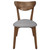 Alfredo - Dining Side Chair (Set of 2) - Gray And Natural Walnut