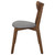 Alfredo - Dining Side Chair (Set of 2) - Gray And Natural Walnut