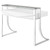 Gemma - 2-Drawer Writing Desk - White High Gloss