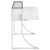 Gemma - 2-Drawer Writing Desk - White High Gloss