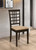 Kelso - Lattice Back Dining Side Chair (Set of 2) - Cappuccino